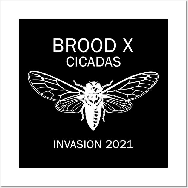 Cicada Brood X 2021 Wall Art by valentinahramov